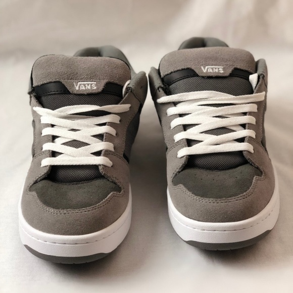 Vans Shoes Vans Docket Greycharcoalwhite Skate Sneakers Poshmark